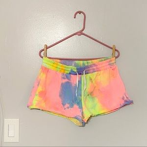 Rainbow Tie Dye Shorts